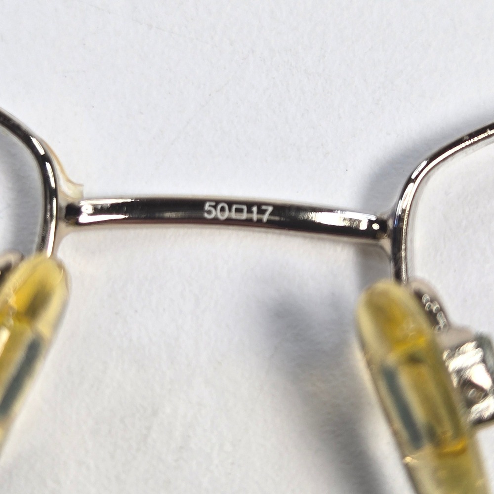 Zyloware Sophia Loren Eyeglasses‎ M169 Gold Tan Oval Metal Frames 50-17-140 - Picture 12 of 14